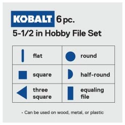 Kobalt Files 5.5-in Smooth File Set File 16 Kobalt Files 5.5-in Smooth File Set File -Hot Sale Kobalt Shop 42253310