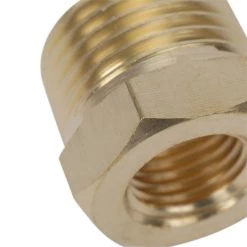 Kobalt Air Compressor Fittings NPT Brass Bushing Adapter 1/2-in (M) x 1/4-in (F) -Hot Sale Kobalt Shop 42302038