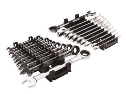 Kobalt Ratchet Wrenches & Sets In Tray with Removable Rails 20-Piece Set 12-Point Standard (SAE) and Metric Combination Ratchet Wrench Set -Hot Sale Kobalt Shop 42336140
