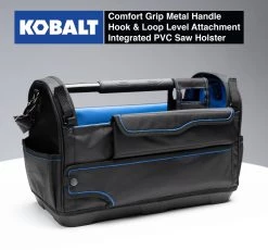 Kobalt Tool Bags Plumbing Tool Bag with Caddy Black, Blue Polyester 12.99-in 9 Kobalt Tool Bags Plumbing Tool Bag with Caddy Black, Blue Polyester 12.99-in -Hot Sale Kobalt Shop 42393520 scaled