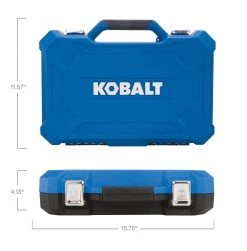 Kobalt Mechanics Tool Sets 33-Piece Standard (SAE) and Metric Combination Polished Chrome Mechanics Tool Set (1/2-in;) -Hot Sale Kobalt Shop 42520945 scaled