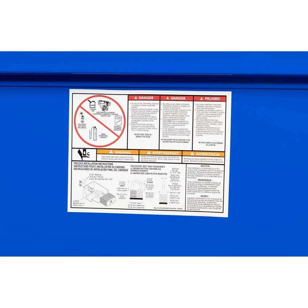 Kobalt Jobsite Boxes 24-in W x 60-in L x 28-in Steel Jobsite Box 8 Kobalt Jobsite Boxes 24-in W x 60-in L x 28-in Steel Jobsite Box - Image 8