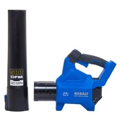 Kobalt Cordless Electric Leaf Blowers 24-volt Max 500-CFM Brushless Handheld Cordless Electric Leaf Blower (Tool Only) 16 Kobalt Cordless Electric Leaf Blowers 24-volt Max 500-CFM Brushless Handheld Cordless Electric Leaf Blower (Tool Only) -Hot Sale Kobalt Shop 42554775