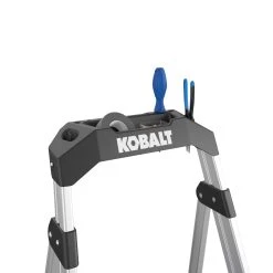Kobalt Step Stools 3-Step 250-lb Capacity Aluminum Foldable Step Stool -Hot Sale Kobalt Shop 43410324