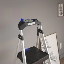 Kobalt Step Stools 3-Step 250-lb Capacity Aluminum Foldable Step Stool -Hot Sale Kobalt Shop 43410330