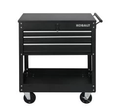 Kobalt Top Tool Chests 30.5-in W x 37.5-in H 3-Drawer Steel Tool Chest (Black)