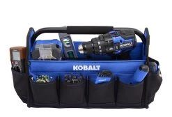 Kobalt Tool Bags Blue, Black Polyester 16-in Tool Tote -Hot Sale Kobalt Shop 43928487 scaled