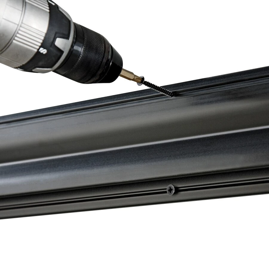 Kobalt Slatwall & Rail Storage Systems 32-in Black Plastic Multipurpose Storage Rail 2 Kobalt Slatwall & Rail Storage Systems 32-in Black Plastic Multipurpose Storage Rail - Image 2