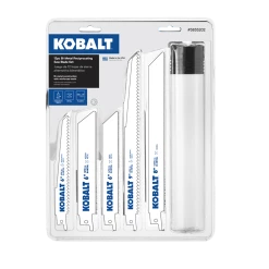 Kobalt Reciprocating Saw Blades 12-Pack Bi-Metal Set Wood/Metal Cutting Reciprocating Saw Blade Set