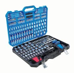 Kobalt Mechanics Tool Sets 309-Piece Standard (SAE) and Metric Combination Polished Chrome Mechanics Tool Set (1/4-in; 3/8-in) -Hot Sale Kobalt Shop 44194578 scaled