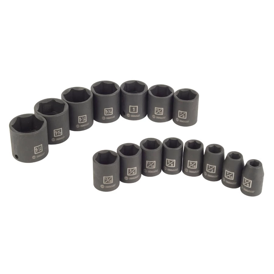 Kobalt Impact Sockets & Impact Socket Sets 15-Piece Standard (SAE) 1/2-in Drive 6-Point Impact Socket Set 5 Kobalt Impact Sockets & Impact Socket Sets 15-Piece Standard (SAE) 1/2-in Drive 6-Point Impact Socket Set - Image 5