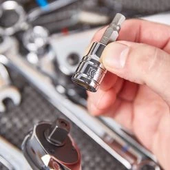 Kobalt Driver Sockets & Sets 3/8-in Drive 1/4-in Hex Bit Standard (SAE) Driver Socket 7 Kobalt Driver Sockets & Sets 3/8-in Drive 1/4-in Hex Bit Standard (SAE) Driver Socket -Hot Sale Kobalt Shop 44429721