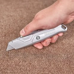 Kobalt Utility Knives Kobalt 2pk retractable utility knife 18mm 6-Blade Retractable Utility Knife with On Tool Blade Storage -Hot Sale Kobalt Shop 44458454