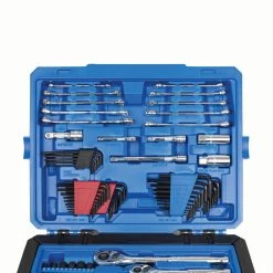 Kobalt Mechanics Tool Sets 243-Piece Standard (SAE) and Metric Combination Polished Chrome Mechanics Tool Set (1/4-in; 3/8-in) -Hot Sale Kobalt Shop 44474234 scaled