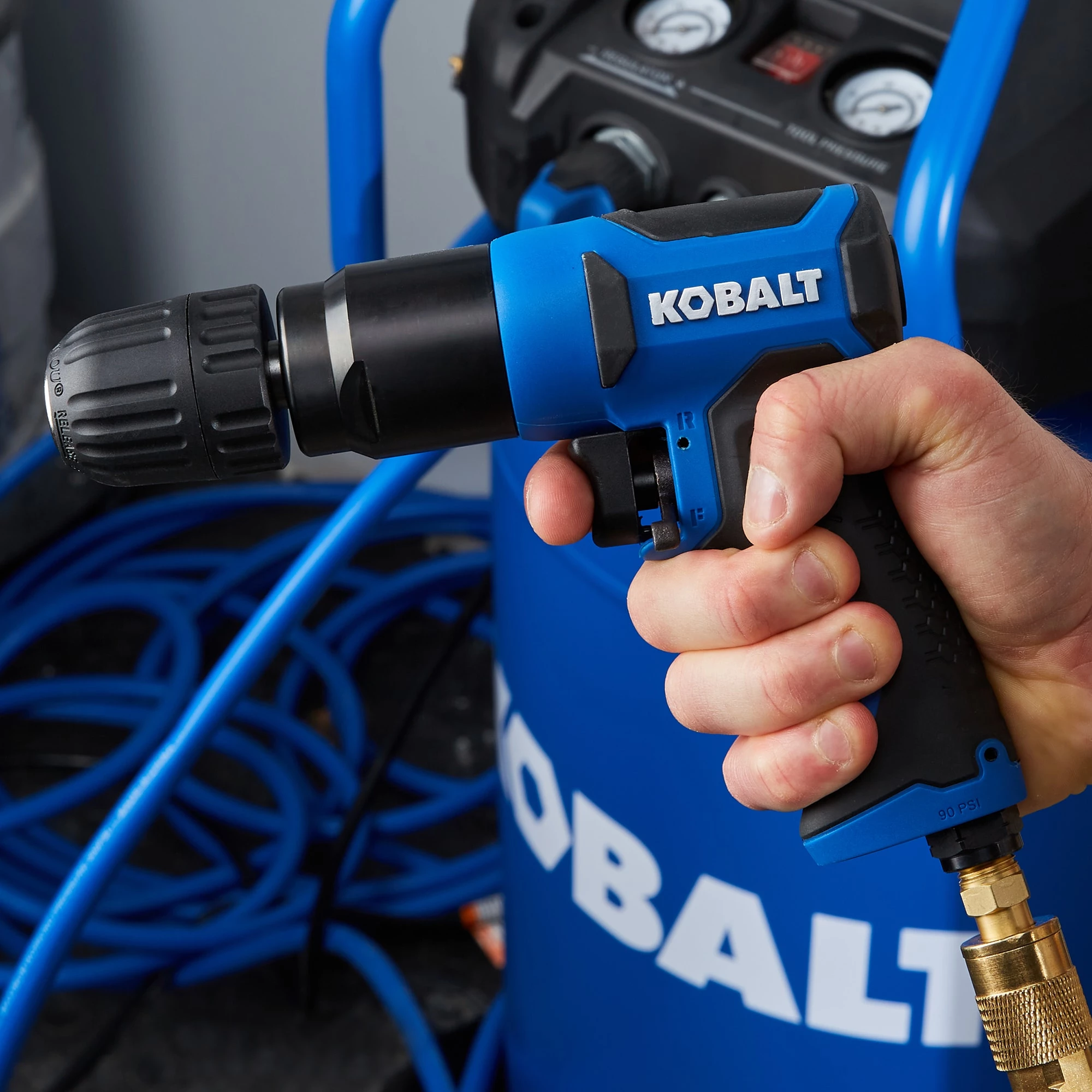 Kobalt Air Drills & Drivers Forward/Reverse Rocker Switch Air Drill 6 Kobalt Air Drills & Drivers Forward/Reverse Rocker Switch Air Drill - Image 6