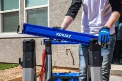 Kobalt Saw Horses 30.63-in W x 33.5-in H Adjustable Pp and Steel Construction Saw Horse (1000-lb Capacity) -Hot Sale Kobalt Shop 44628185 scaled