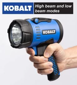 Kobalt Flashlights 1200-Lumen LED Rechargeable Spotlight Flashlight -Hot Sale Kobalt Shop 45368643 scaled