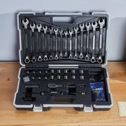 Kobalt Mechanics Tool Sets Universal 67-Piece Standard (SAE) and Metric Combination Matte Mechanics Tool Set (3/8-in) 12 Kobalt Mechanics Tool Sets Universal 67-Piece Standard (SAE) and Metric Combination Matte Mechanics Tool Set (3/8-in) -Hot Sale Kobalt Shop 45373526