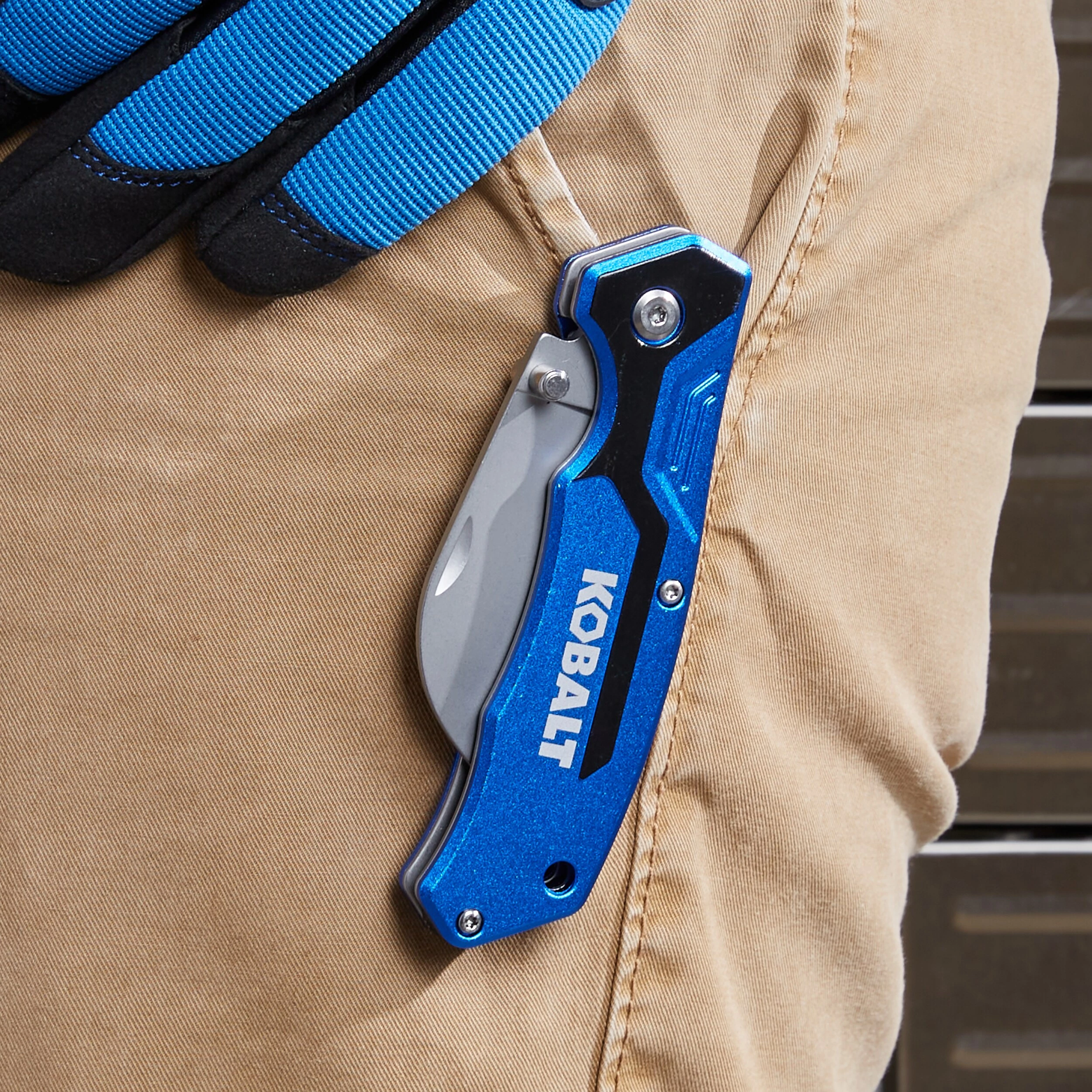 Kobalt Pocket Knives Folding Hawk Bill Knife 5 Kobalt Pocket Knives Folding Hawk Bill Knife - Image 5