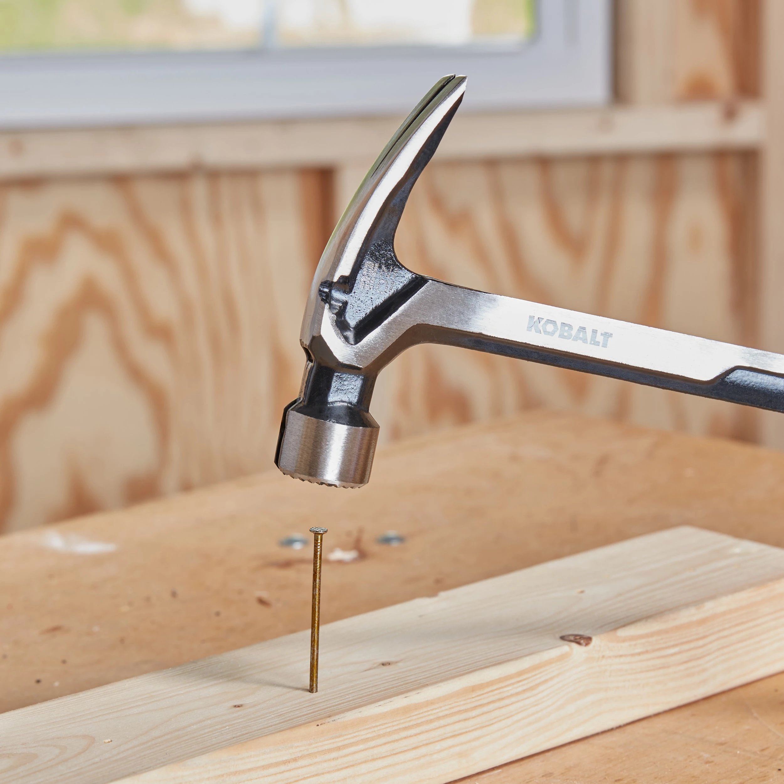 Kobalt Hammers 22-oz Milled Face Steel Head Steel Claw Hammer 4 Kobalt Hammers 22-oz Milled Face Steel Head Steel Claw Hammer - Image 4