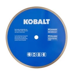 Kobalt Diamond Saw Blades 10-in Wet Glass Diamond Saw Blade -Hot Sale Kobalt Shop 45400386