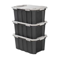 Kobalt Plastic Storage Totes X-large 24-Gallon (96-Quart) Grey Tote Latching Lid 22 Kobalt Plastic Storage Totes X-large 24-Gallon (96-Quart) Grey Tote Latching Lid -Hot Sale Kobalt Shop 46358968 scaled
