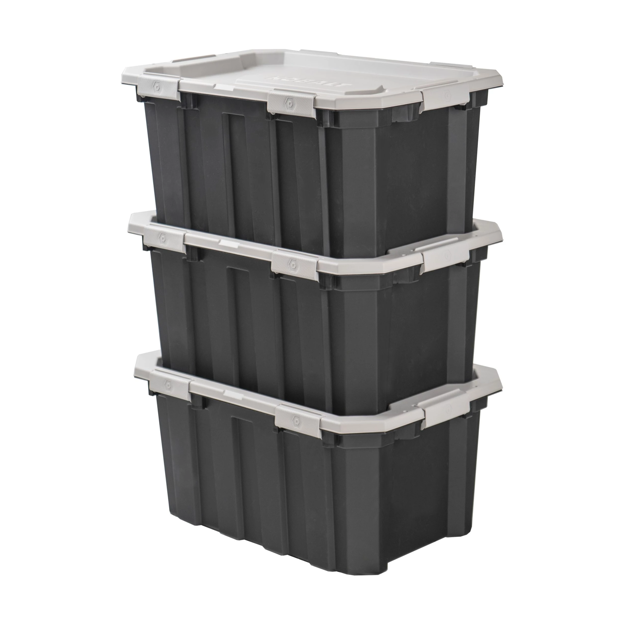 Kobalt Plastic Storage Totes X-large 24-Gallon (96-Quart) Grey Tote Latching Lid 8 Kobalt Plastic Storage Totes X-large 24-Gallon (96-Quart) Grey Tote Latching Lid - Image 8