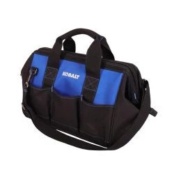 Kobalt Tool Bags Blue Black Polyester 15-in Tool Bag -Hot Sale Kobalt Shop 4895236900172 42144134